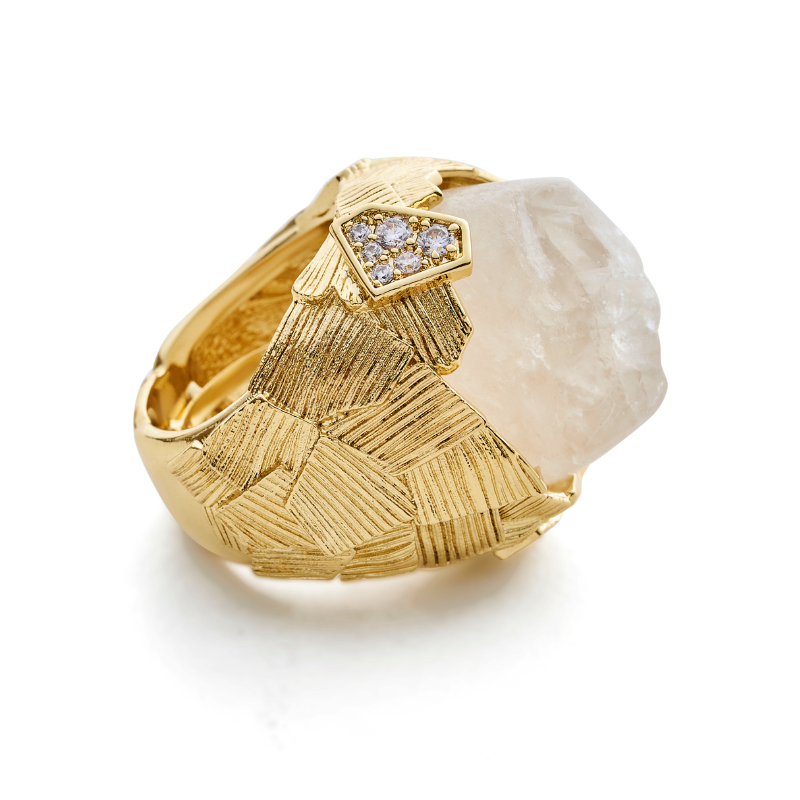 Jacqueline Crystal Quartz Cocktail Ring