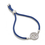 Aum Adjustable Cord Bracelet