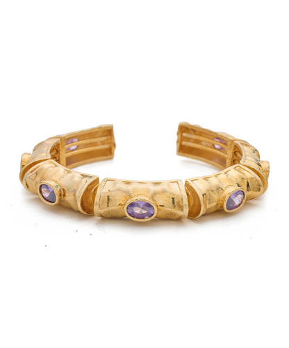 Golden Gem Stone Bracelet