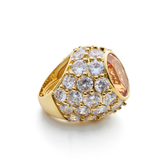 Amani Citrine Solitaire Cocktail Ring