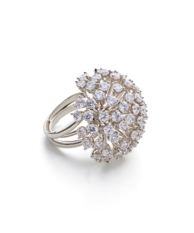 Tiffany Goddess Cocktail Ring - Bansri Design 