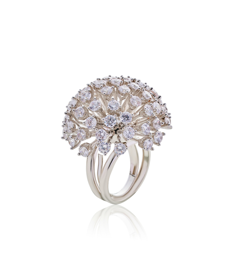 Tiffany Goddess Cocktail Ring - Bansri Design 