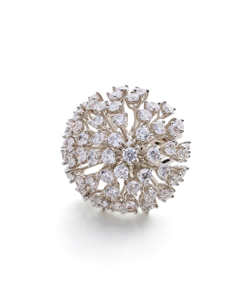Tiffany Goddess Cocktail Ring - Bansri Design 