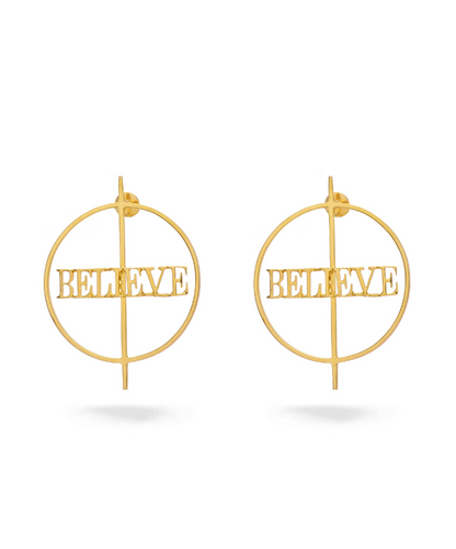 Personalised Name & Arrow Hoope Earrings