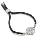 Aum Adjustable Cord Bracelet