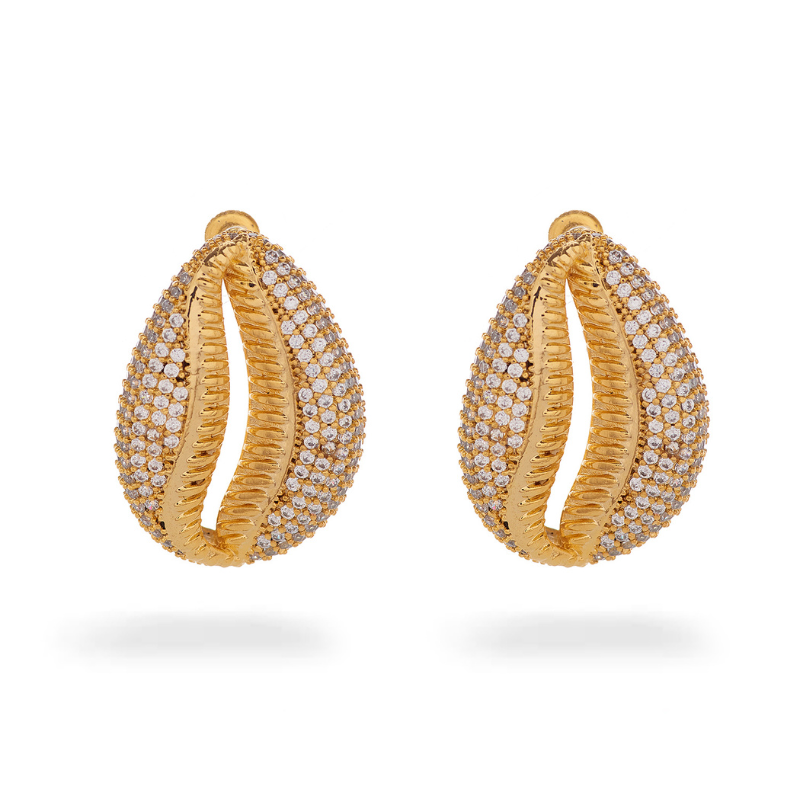 Irina Studded Seashell Earring