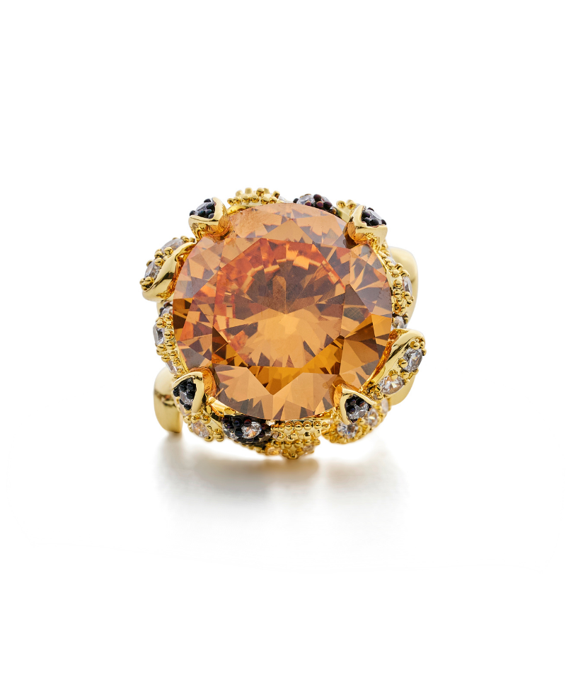 Godiva Goddess Cocktail Ring - Bansri Design 