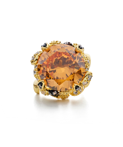 Godiva Goddess Cocktail Ring - Bansri Design 