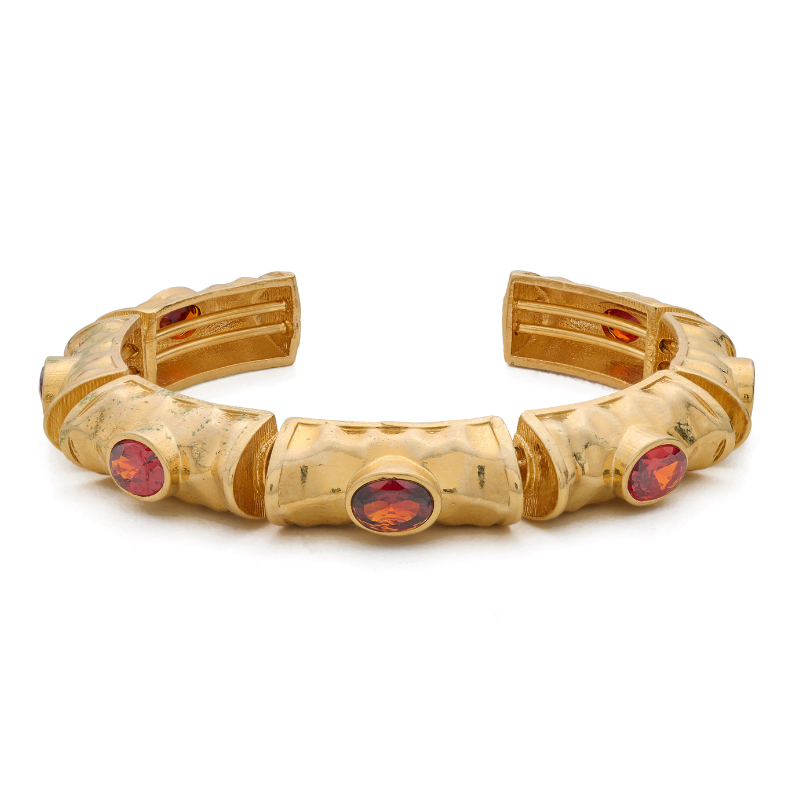 Golden Gem Stone Bracelet