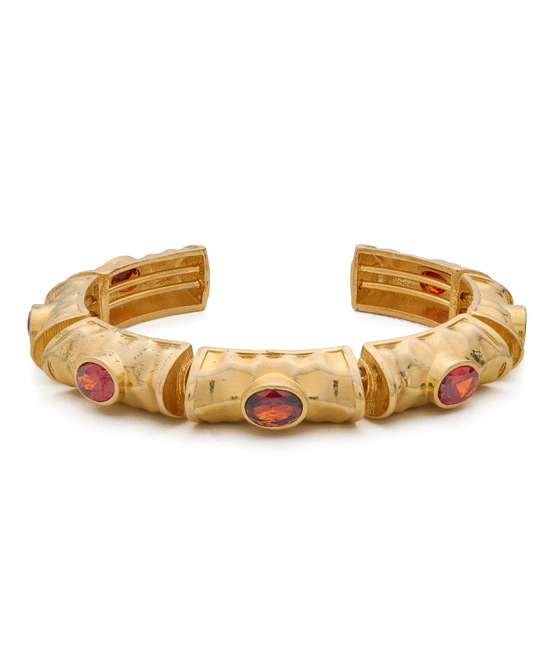 Golden Gem Stone Bracelet