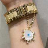 Solar Radiance Evil Eye Watch Charm