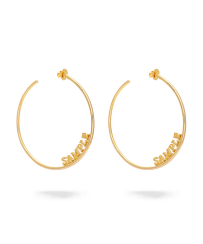 Personalised Name Hoop Earrings