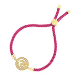 Aum Adjustable Cord Bracelet