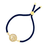 Aum Adjustable Cord Bracelet