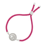 Aum Adjustable Cord Bracelet