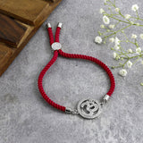 Aum Adjustable Cord Bracelet