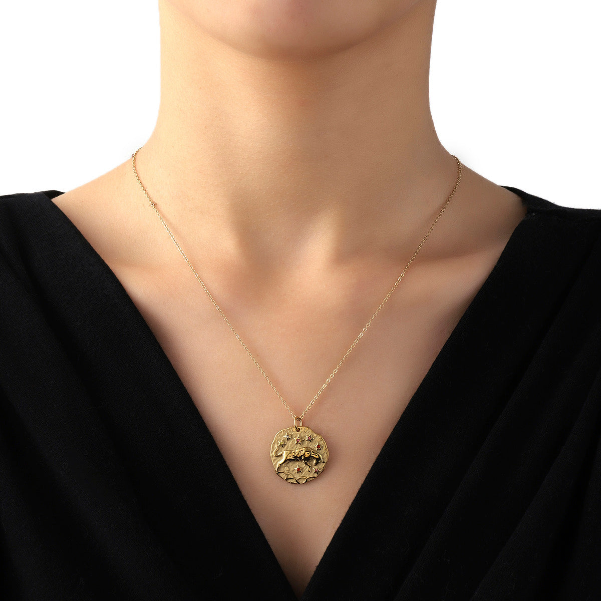 Zodiac Charm Pendant Necklace