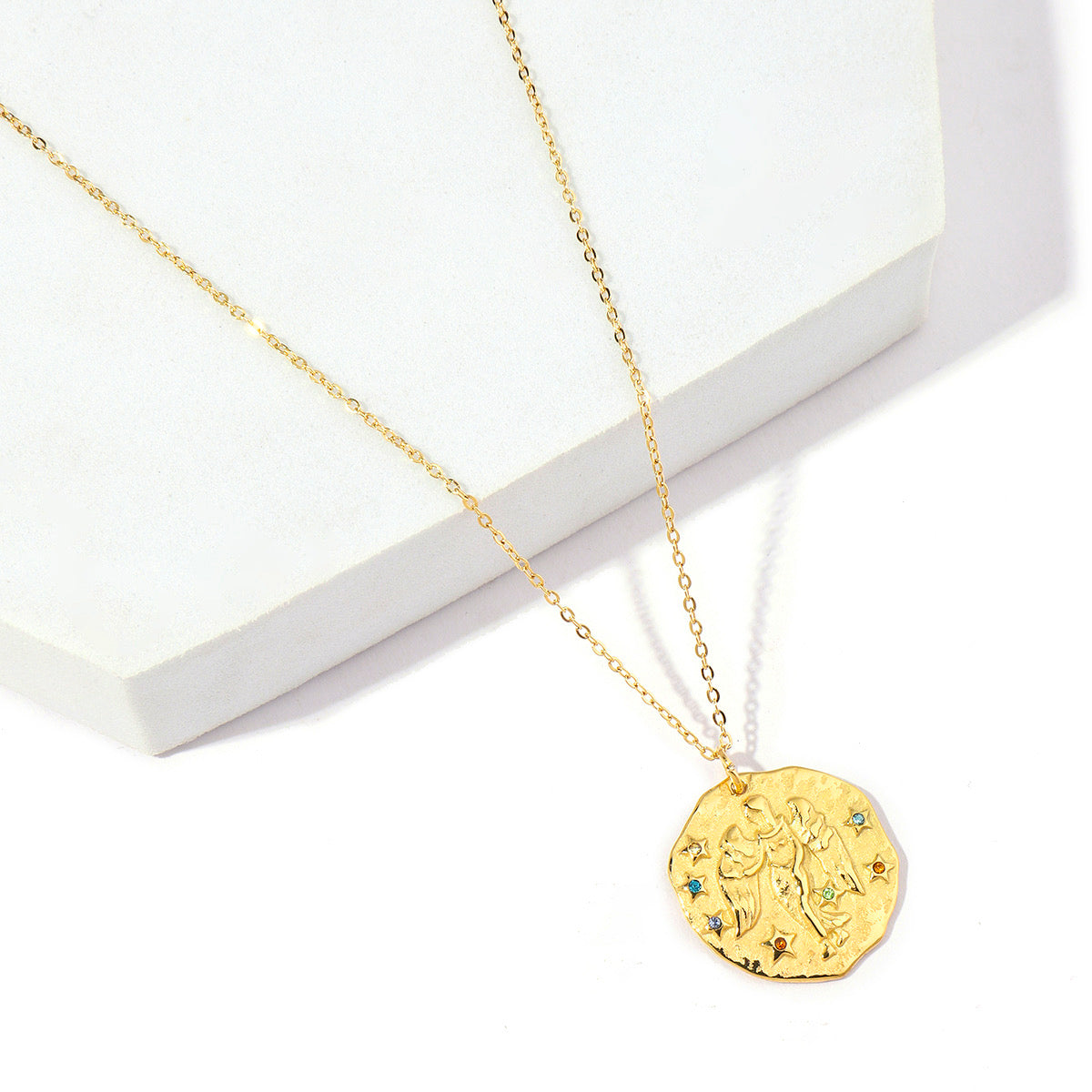 Zodiac Charm Pendant Necklace