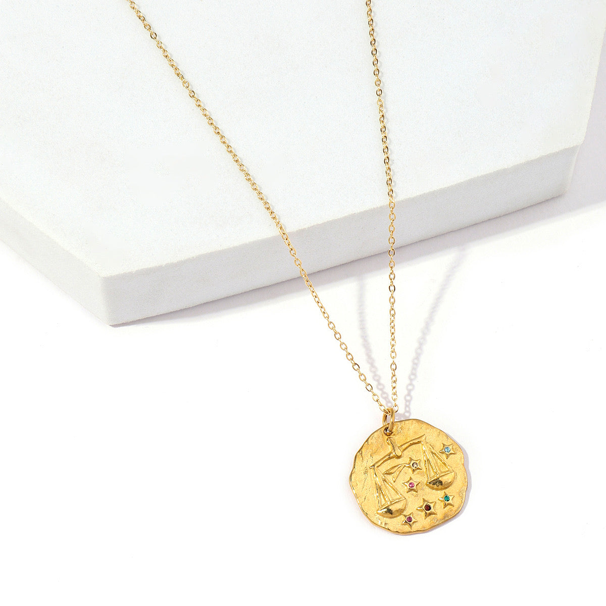 Zodiac Charm Pendant Necklace