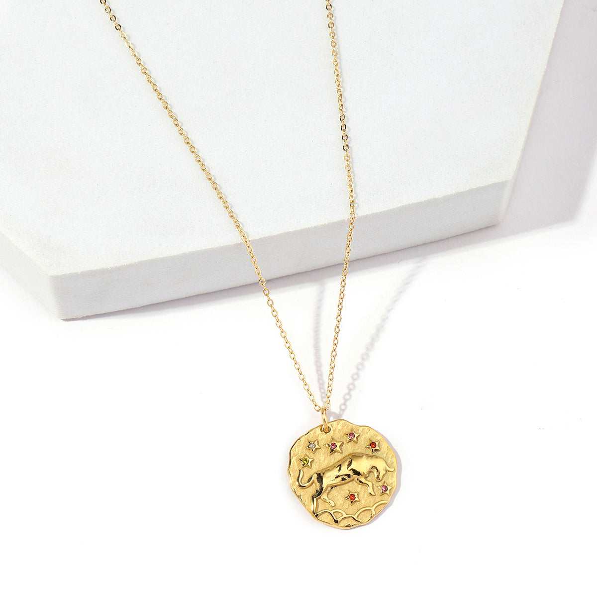 Zodiac Charm Pendant Necklace