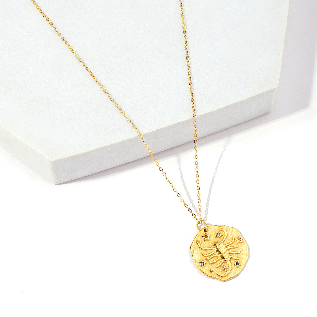 Zodiac Charm Pendant Necklace