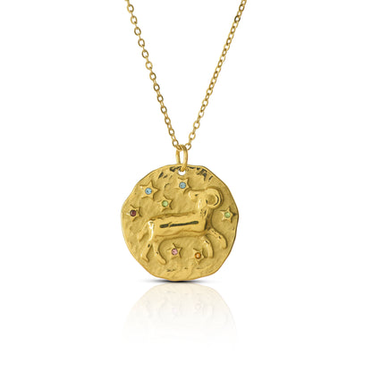 Zodiac Charm Pendant Necklace