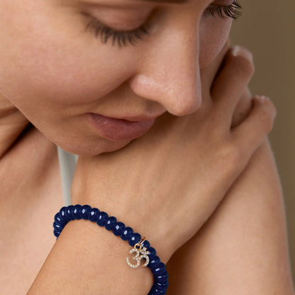Aum Charm Agate Stone Bracelet