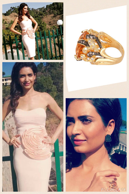 Helena Goddess Cocktail Ring