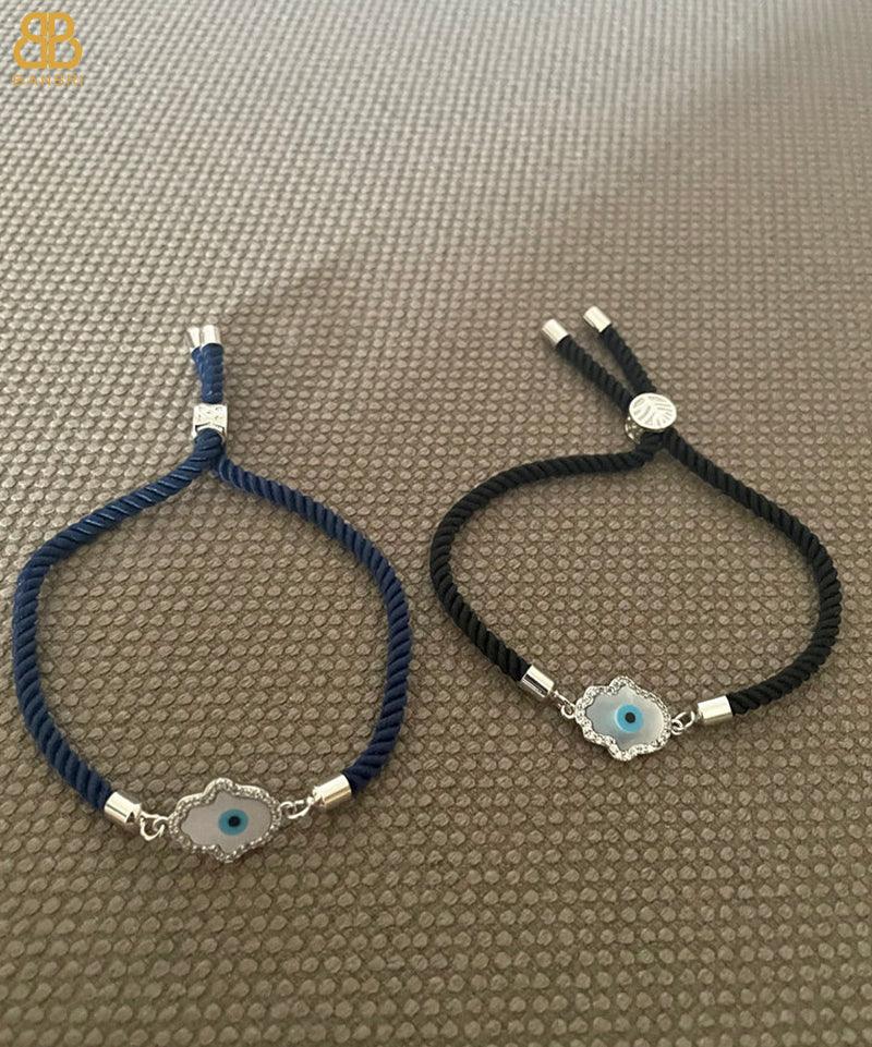 Hamsa Adjustable Cord Bracelet