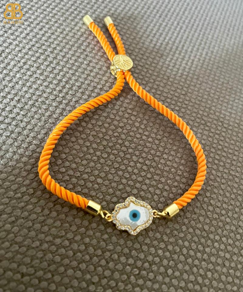 Hamsa Adjustable Cord Bracelet