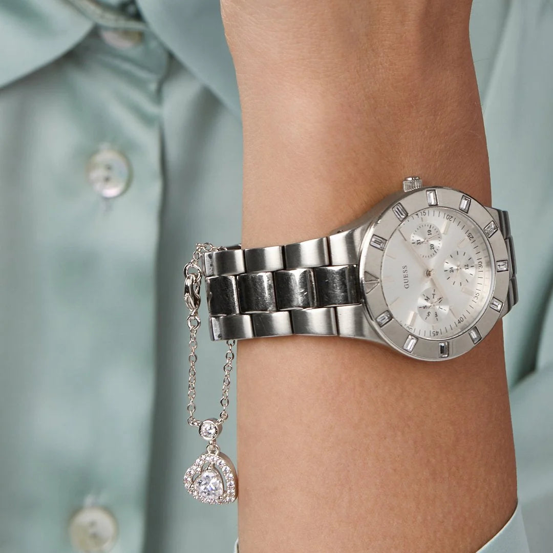 I Heart Me Solitaire Watch Charm