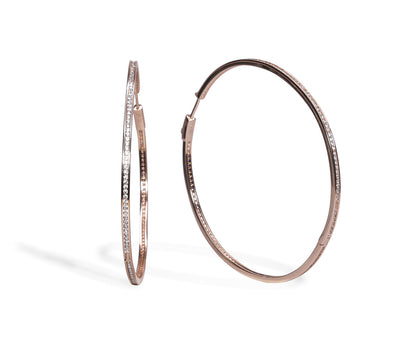 Slim Oversize Hoop Earrings