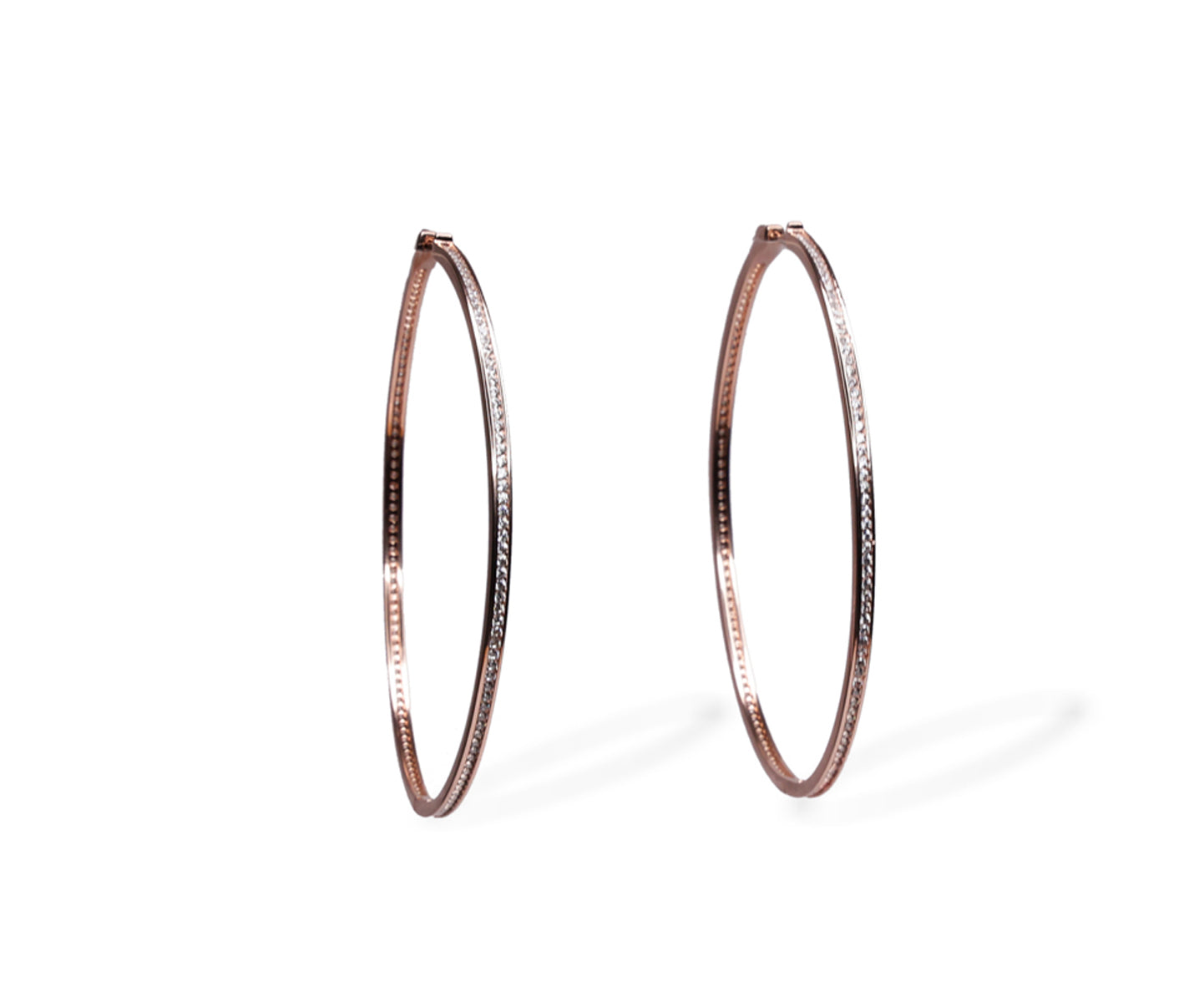 Slim Oversize Hoop Earrings