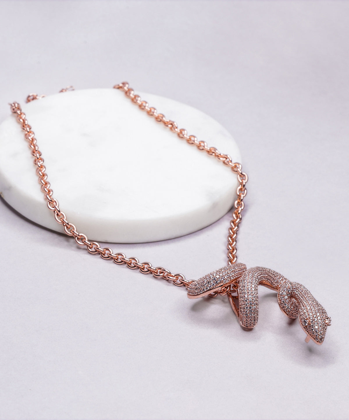 BE CALM SERPENTINE NECKLACE