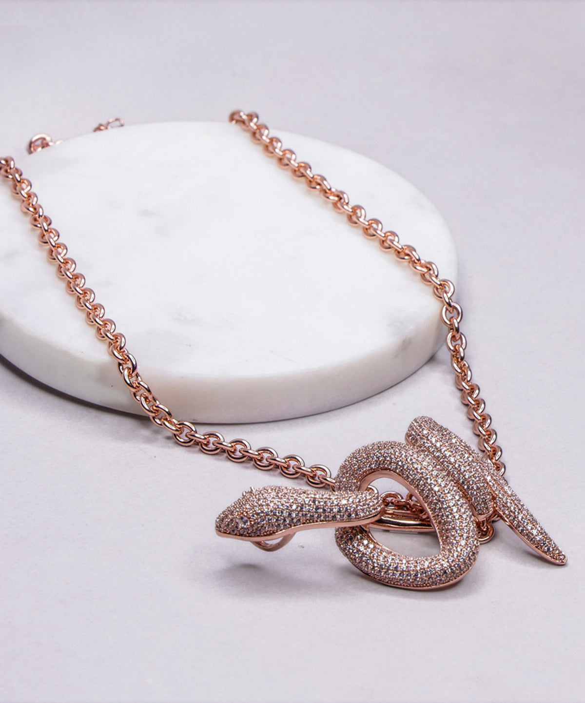 BE CALM SERPENTINE NECKLACE