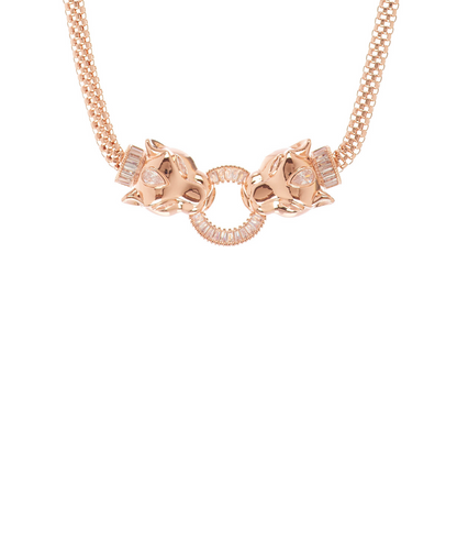 Panthera Baguette Collar Necklace