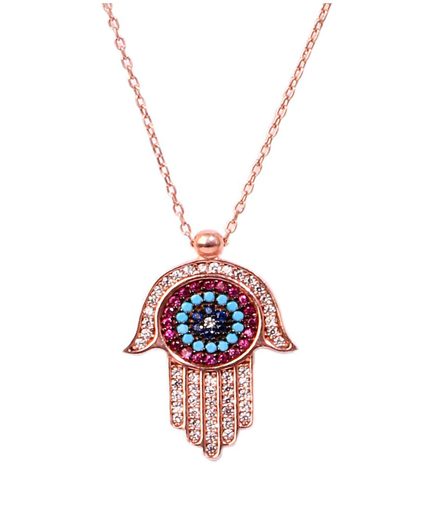 Hamsa Multi Necklace - BANSRI                                                                 Jewelry Lounge