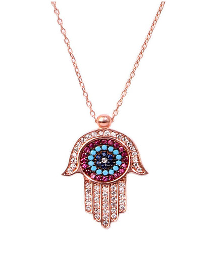 Hamsa Multi Necklace - BANSRI                                                                 Jewelry Lounge