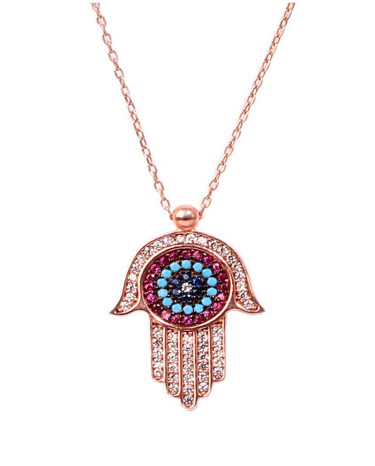 Hamsa Multi Necklace - BANSRI                                                                 Jewelry Lounge