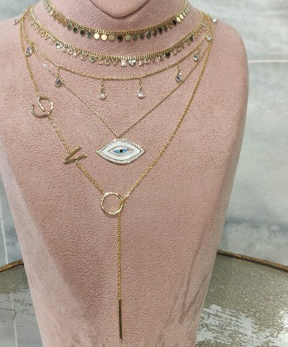 Party Perfect Chain Necklace - Rose Gold