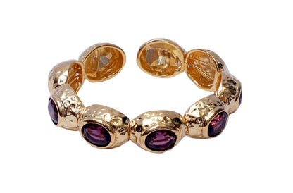 Bedazzle Flexi Bangle Bracelet - Gold