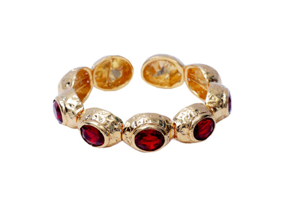 Bedazzle Flexi Bangle Bracelet - Gold