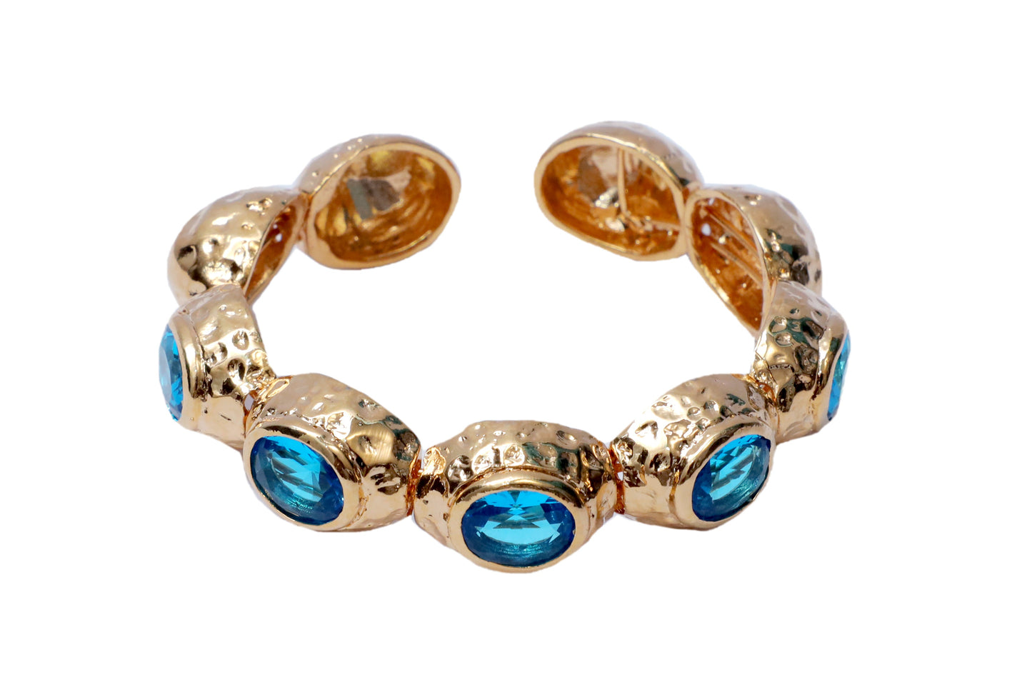 Bedazzle Flexi Bangle Bracelet - Gold