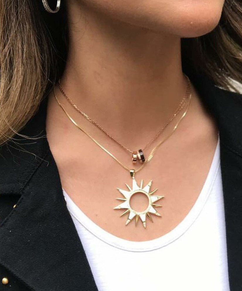 Sun Spoke Sunshine Necklace