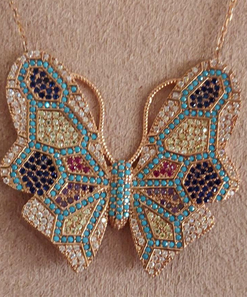 Fly Higher Big Butterfly Necklace