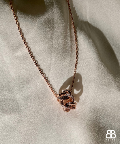 Link Circular Pendant Necklace