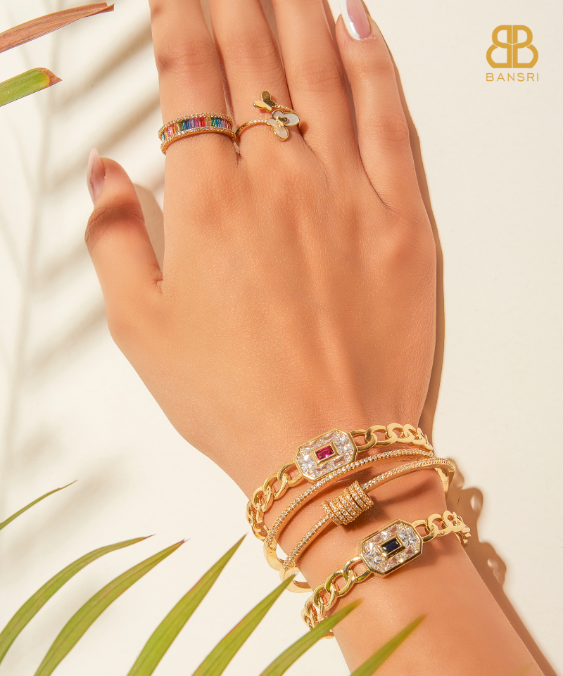 Crystal O Ring Bracelet