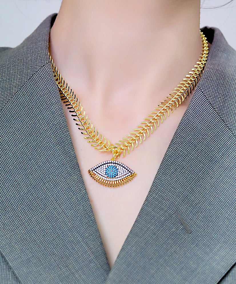 Trelis Evil Eye Necklace