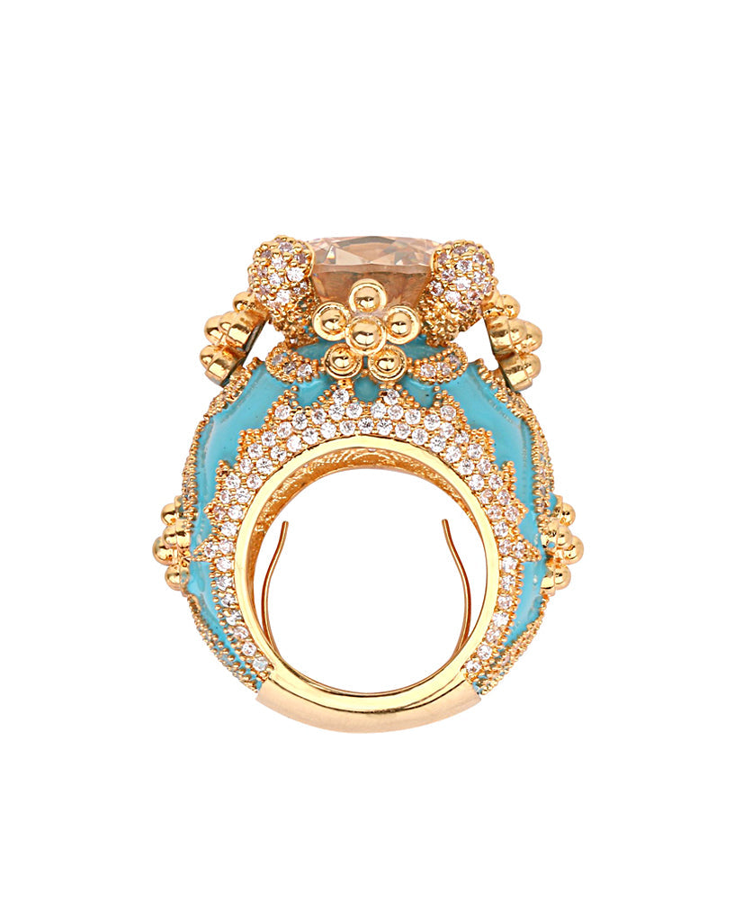Decadent Desire Goddess Ring - BANSRI                                                                 Jewelry Lounge