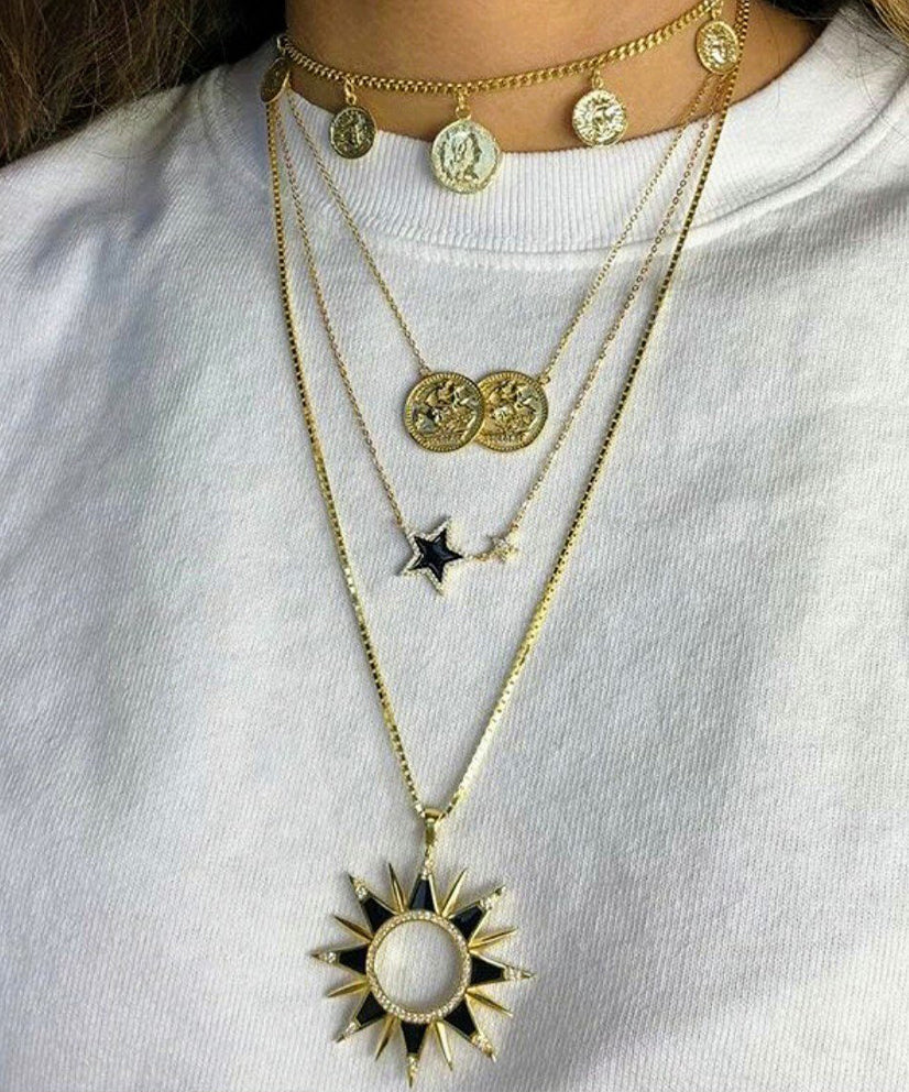 Sun Spoke Sunshine Necklace